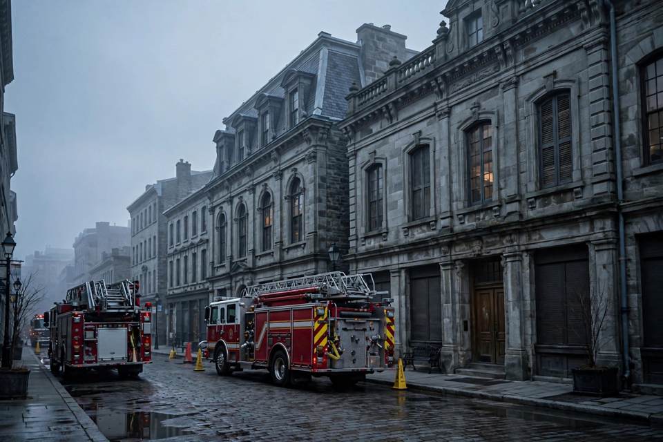 مونتريال (Montréal): مبنى الحريق المميت في الحي القديم وُصف بأنه «فخ مميت» في وثائق التحقيق