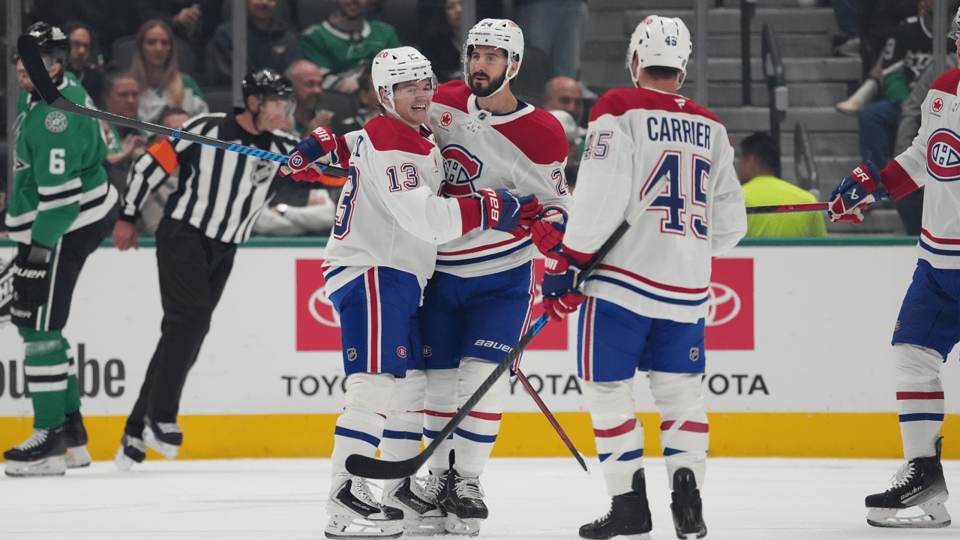 كنديانز مونتريال (Canadiens de Montréal) يهزم دالاس ستارز (Stars de Dallas) بنتيجة 5-2 ويكمل رحلته بالعلامة الكاملة