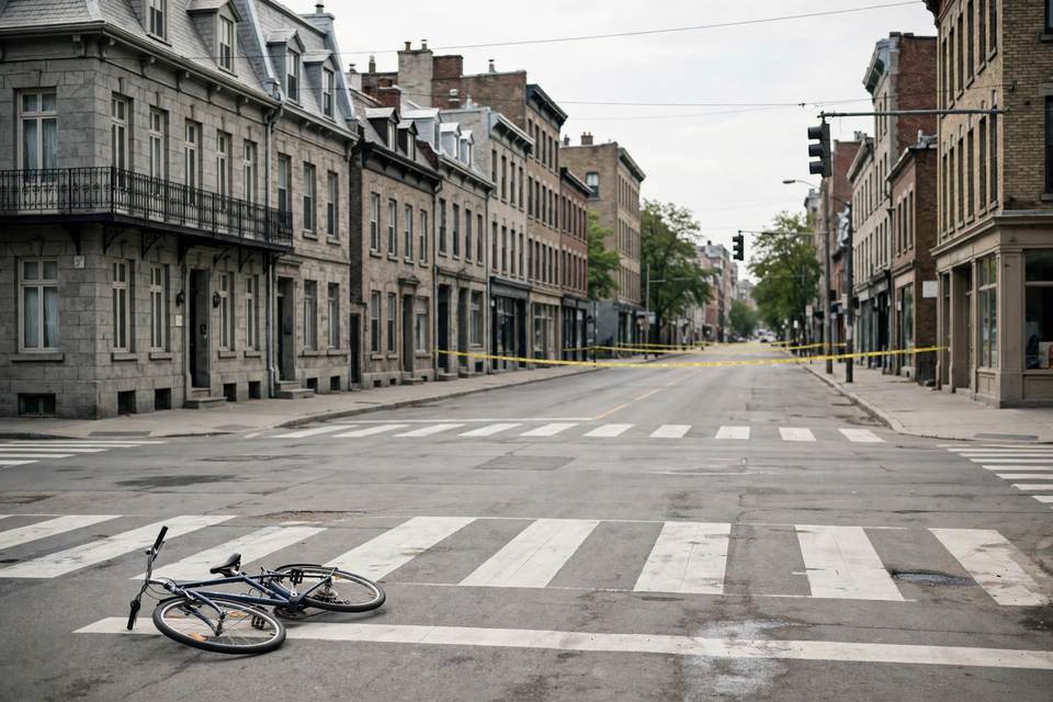 مونتريال (Montréal): مقتل دراج يبلغ 18 عاما في حادث دهس وفرار بحي أهونتسيك-كارتيفيل.. والشرطة تبحث عن السائق