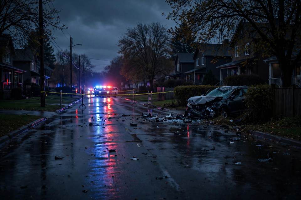 غاتينو (Gatineau): قتيلان و3 مصابين في خروج سيارة عن الطريق فجر الجمعة على بولفار دي زالوميتيير.. والتحقيق مستمر