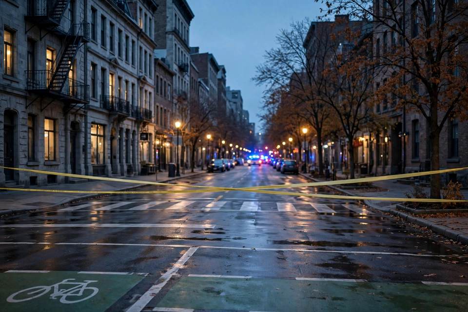 مونتريال (Montréal): السيارة التي دهست دراج أونسيك كانت مسروقة.. والسائق ما زال فارا والضحية طالب في كلية أونسيك
