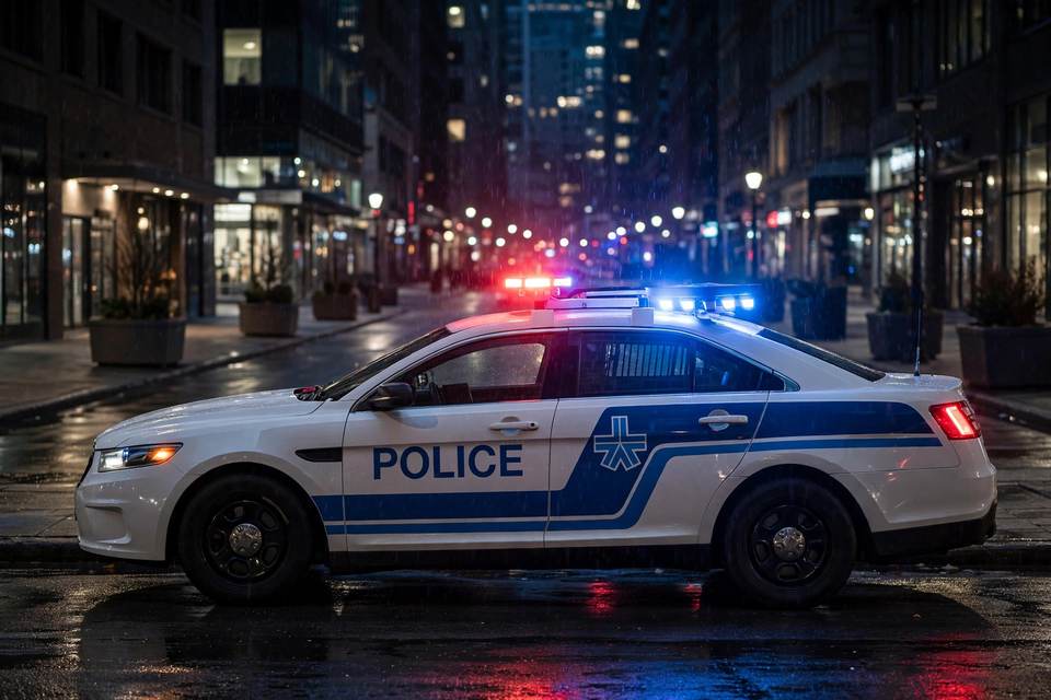 شرطي في وسط مونتريال موقوف عن العمل بعد اتهامه بالتبول على شخص بلا مأوى
